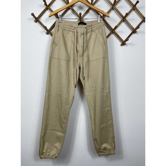 JOE'S The Sienna Coted Joggers in Latte Size S - Picture 2 of 10